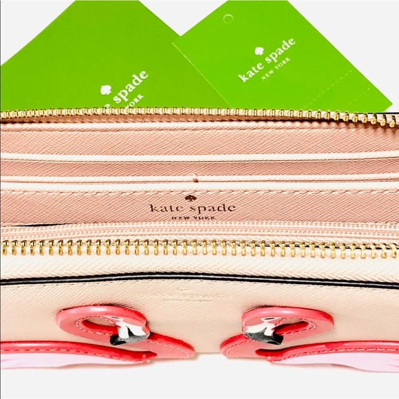 Kate Spade Flamingo By The Pool Continental Wallet - Picture 7 of 8